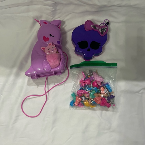 Purple Unicorn Pull Toy with Accessories - Picture 1 of 3